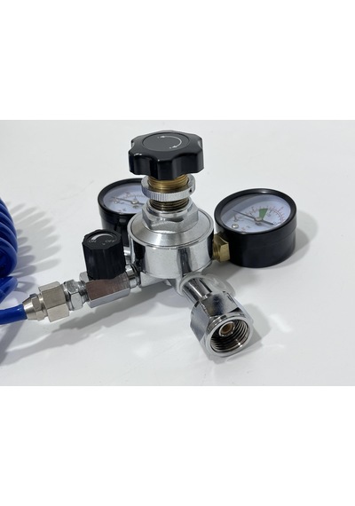 Kontrol Valfli Co2 Regülatörü Sarmal Borulu