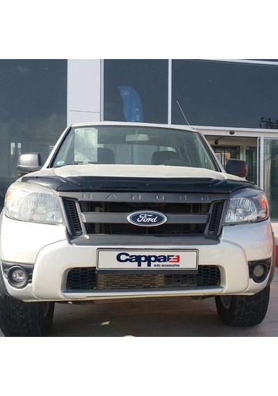 Cappafe Ford Ranger Ön Kaput Koruma Rüzgarlık 4Mm Abs 2009-201