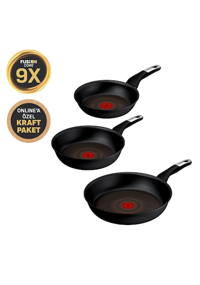 Tefal Explore Fusion Core 9X 3'lü Tava Seti - 20/24/28 Cm