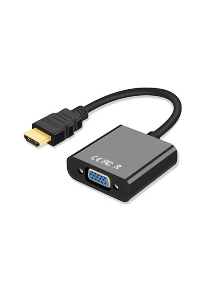 Hubrendy Sh Powermaster Pm-2162 Hdmı To Vga Aktif Görüntü Çevirici Dönüştürücü Adaptör Ses Çıkışsız 0