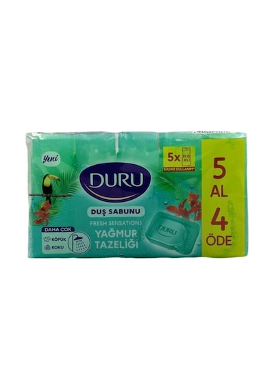 Duş Sabunu Yağmur Tazeliği 5 X 150 G 750 Gr Diğer