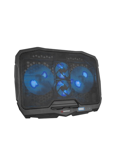 Rampage Addison Ad-rc4 Mavi Ledli 2 125mm+2 70mm Işıklı Fan 15-17 Notebook Soğutucu Stand -