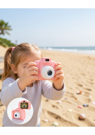 Mini Hd Video Kamera Fotoğraf Çekimli Uczzzçocukkamerasıpembe-17