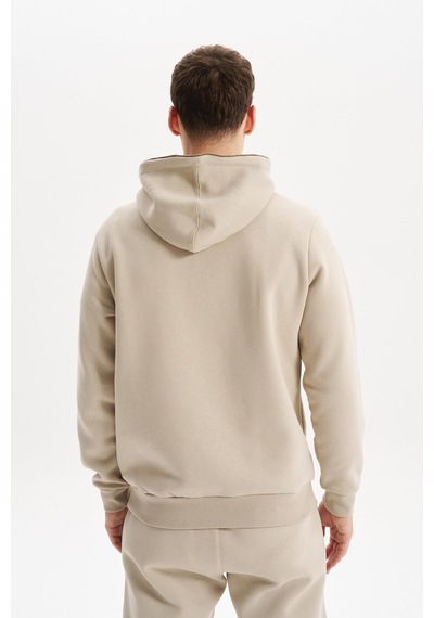 AR-MA Arma Erkek Kapüşonlu Sweatshirt Kanguru Cepli, 3 İplik Şardonlu, Regular Fit, %70 Pamuk %30 Polyester K30254628502 Bej AR-MA Arma Erkek Kapüşonlu Sweatshirt Kanguru Cepli, 3 İplik Şardonlu, Regular Fit, %70 Pamuk %30 Polyester K30254628502 Bej