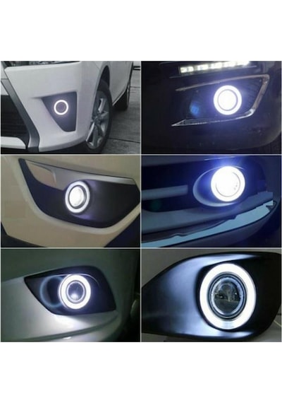 OtoÇizgi Angel Sis Farı 89mm Beyaz Universal Mercekli Sis OtoÇizgi