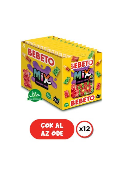 Mix 80 Gr. Jelly 12'li Paket