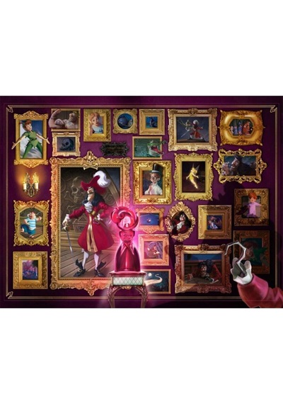 Ravensburger 1000 Parça Puzzle WD Villain Kaptan Kanca 150229