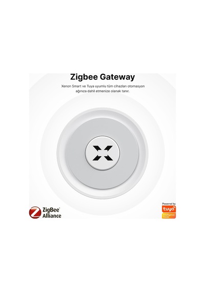 Zigbee 3.0 & Ethernet Akıllı Ev Ağ Geçidi Mobil App Kontrollü Köprü Cihazı Tuya Uyumlu Gateway Hub X7965 Genel