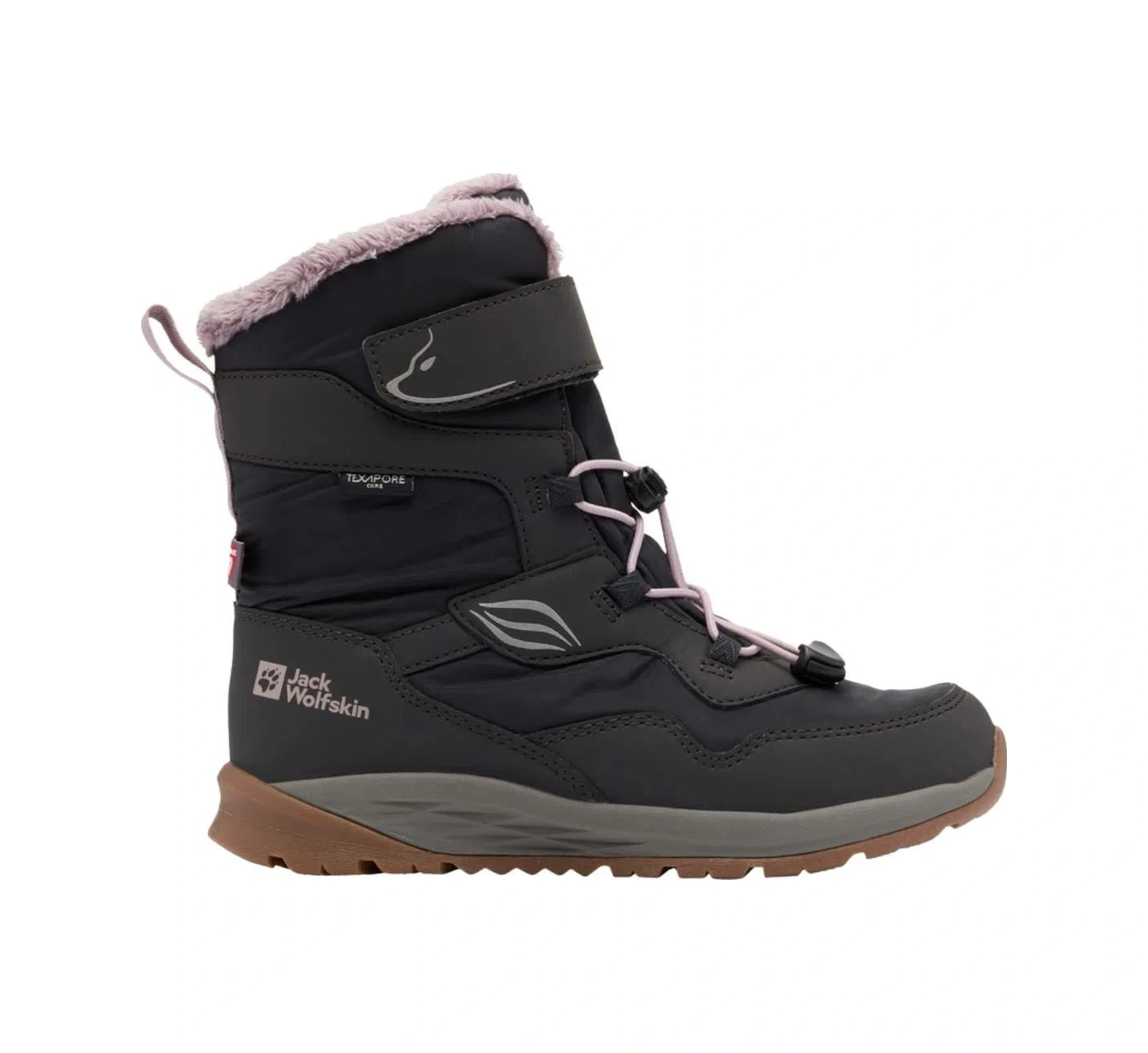 Jack Wolfskın Jack Wolfskin Polar Bear-g Texapore High Vc K Unisex Çocuk Gri Bot 6350 Antrasit