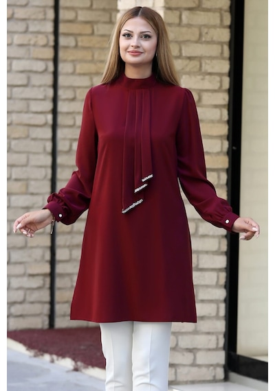 Esilanur Işıl Tesettür Tunik Bordo