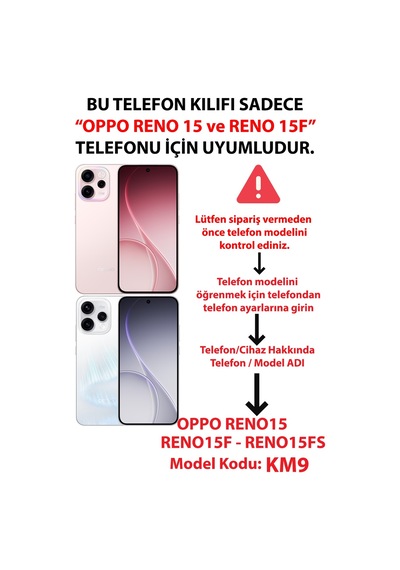 Oppo Reno 15 - Reno 15f Uyumlu Pembe Fiyonklu Ve Kiraz Desenli Krem Baskılı Silikon Kılıf