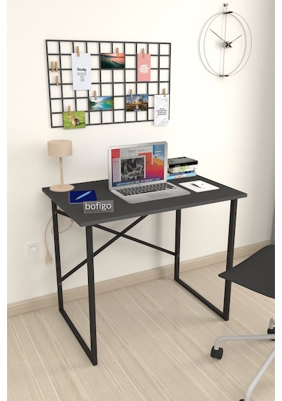 Bofigo 60x90 Cm Çalışma Masası Bilgisayar Masası Hugo Antrasit