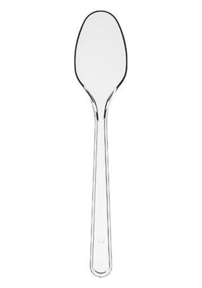 Bp Bizden Pastacılık Plastik Prizma Tatlı Kabı 200 Cc 50 Adet + 50 Tatlı Kaşığı Hediyeli Şeff