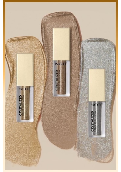 Note Crystalized Liquid Eyeshadow Likit Metalik Göz Farı - 02 Miracle Light