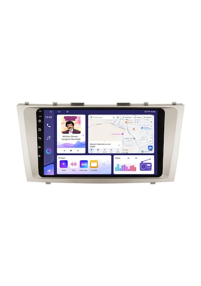 Toyota Camry 2007-2012 Android Multimedya Carplay Android Auto Navigasyon 10gb Ram 256gb Pro 9"
