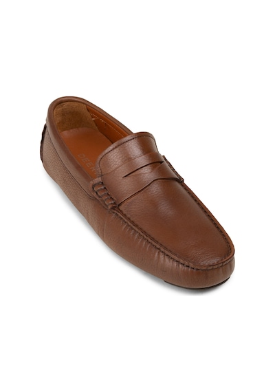 Deery Erkek Hakiki Deri Taba Renk Loafer Ayakkabı - E0920mtbac02