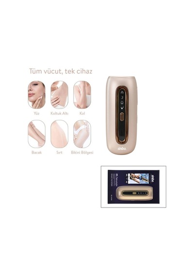Ipl 3in1 Buz Lazer Epilatör - Epilasyon Cihazı 9 Kademe - Lcd Ekran Tüm Vücut Uygun Sel-6048 5468