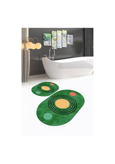 Buççin Online Mağaza Dijital Baskılı Kaymaz Taban Yıkanabilir Oval Banyo Takımı Klozet Takımı, N-o-klozet-49-yeşil, Polye Çok Renkli Buççin Online Mağaza Dijital Baskılı Kaymaz Taban Yıkanabilir Oval Banyo Takımı Klozet Takımı, N-o-klozet-49-yeşil, Polye Çok Renkli