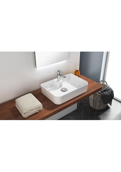 Tezgah Üstü Set Üstü Lavabo 35 50 Delikli Quarter Bath Rapid Line Line Diğer