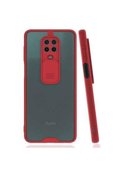 Nettech Xiaomi Redmi Note 9 Uyumlu Platin Kamera Kızaklı Arka