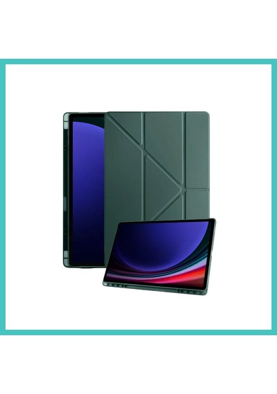 Ny Joy Samsung Galaxy Tab A11 Plus Kalemlikli Mars Tablet Kılıfı - Koyu Yeşil Nyjoybz