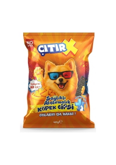 Çıtır X Köpek Cipsi Kuzu Etli Köpek Ödülü 40gr