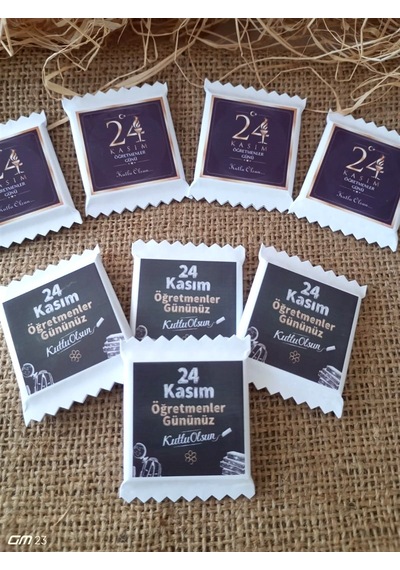 Farklı Market 24 Kasım Öğretmenler Günü Özel Kesim Hediyelik Çikolatalar 20 Adet