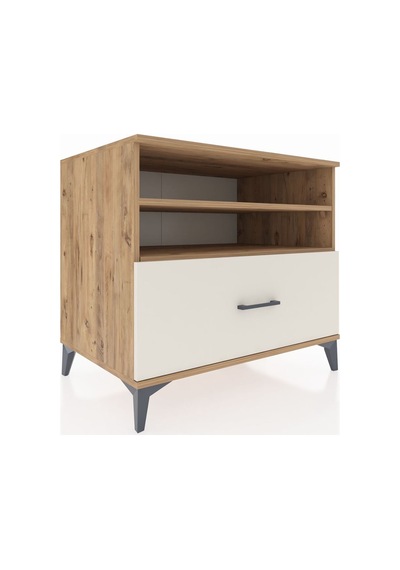 Kronos Şifonyer 2 Raflı Tek Çekmeceli 88x59x80 Çam-aytaşı Atlas Çam