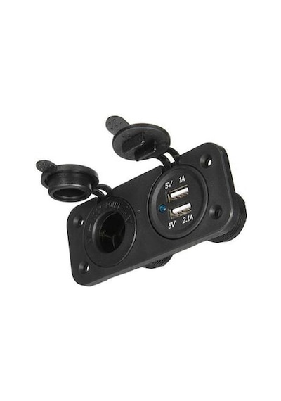 Usb Ve Şarj Soketi - 12V Tekne Karavan Usb Şarj
