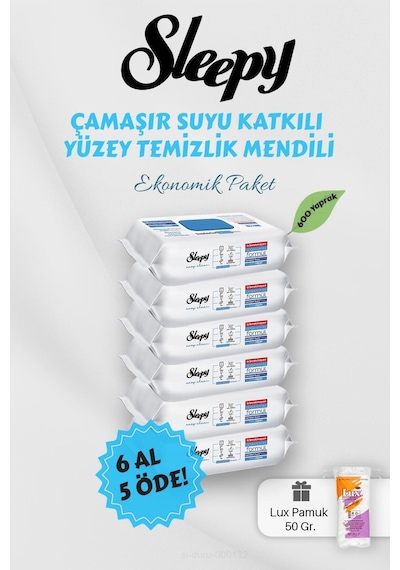 Çamaşır Suyu Katkılı Yüzey Havlusu 6 Al 5 Öde Hediyeli Diğer