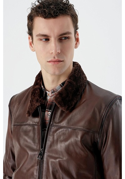 İmza Koyu Kahverengi Gömlek Yaka Hakiki Deri Comfort Fit Rahat Kesim Casual Mont 1038235208-koyu Kahverengi Koyu Kahverengi İmza Koyu Kahverengi Gömlek Yaka Hakiki Deri Comfort Fit Rahat Kesim Casual Mont 1038235208-koyu Kahverengi Koyu Kahverengi