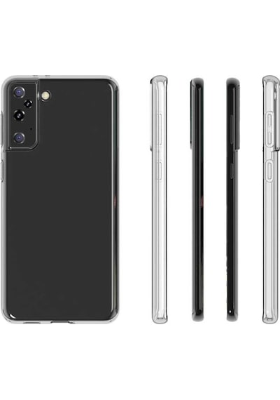 Galaxy S21 Plus Kılıf Şeffaf Ince Ve Esnek Süper Silikon Kılıf Renksiz