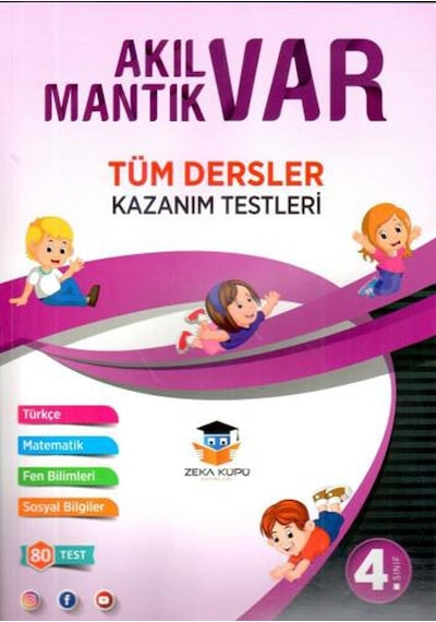 4. Sınıf Tüm Dersler Akıl Var Mantık Var Kazanım Testleri -  Zeka Küpü Yayınları