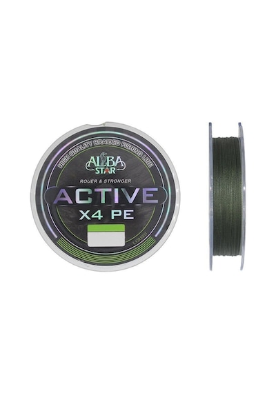 Albastar Active 4x 0.16mm 150m L.green 4 Örgü İp Misina 16kg Çeker