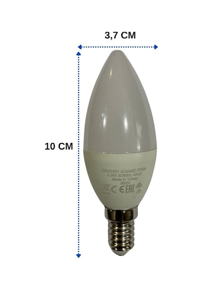 Osram 4,9w 40w 2700k Sarı Işık E14 Duylu Led Ampul 2 Adet