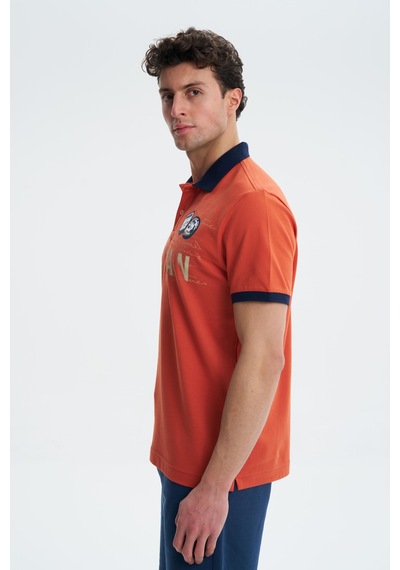 AR-MA Arma Erkek Regular Fit Likralı Pike Polo Yaka Tişört Y27374308601 Pembe