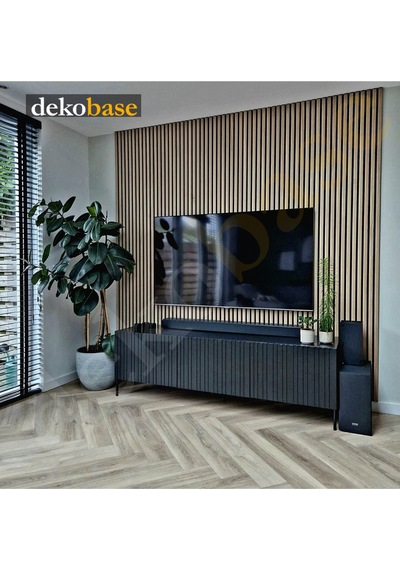 Atlantik Çam 2 Adet 60x270 Cm Yeni Nesil Akustik Ahşap Duvar Paneli
