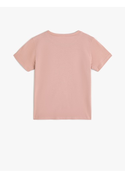 Koton 3'lü Basic Tişört Seti Kısa Kollu Çok Renkli Pembe 4skb10552tk Gül