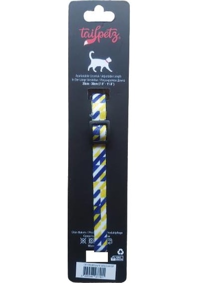 Tailpetz Cat Color Easy & Safety Lock Cut Ayarlanır Kedi Boyun Tasması