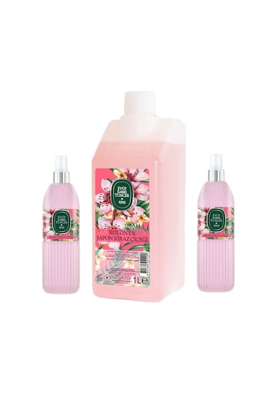 Eyüp Sabri Tuncer Japon Kiraz Çiçeği Kolonyası Sprey 2 x 150 ML + Yedek 1 L