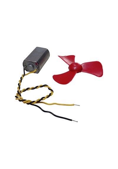 15cm Kablo Lehimli Dc 3-6v Motor Ve Pervane Seti Hobi Oyuncak Elektrik Deney Motoru