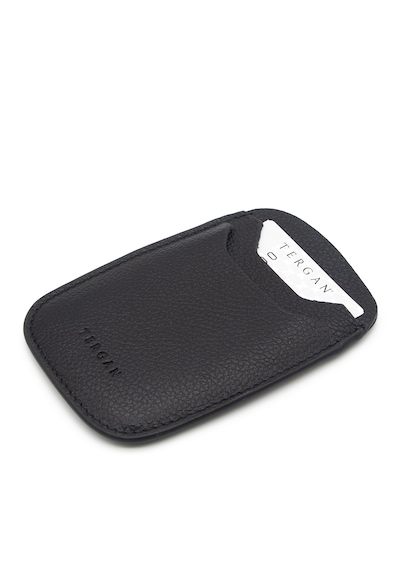 Tergan Floater Siyah Deri Unisex Kredi Kartlık 1662u9g Siyah