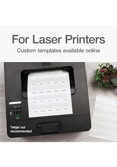 Redi-tag Lazer Yazıcı Uyumlu İndeks Etiketleri, 2,9 X 3,2 Cm, Beyaz, 375 Adet