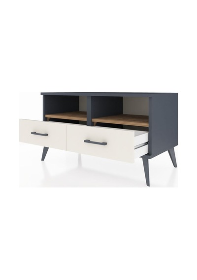 Hyperion Şifonyer 2 Raflı 2 Çekmeceli 88x44x48 Antrasit-çam/aytaşı Çam/aytaşı Hyperion Şifonyer 2 Raflı 2 Çekmeceli 88x44x48 Antrasit-çam/aytaşı Çam/aytaşı