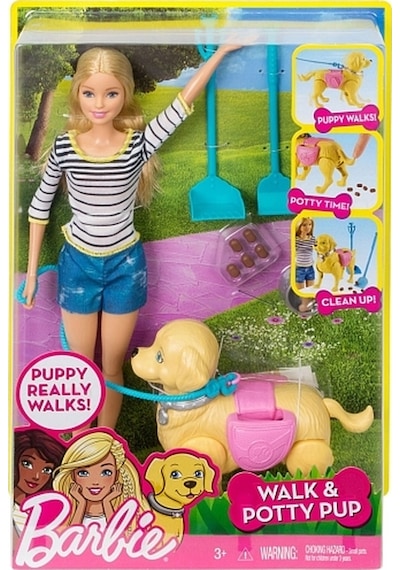Barbie ve Tuvalet Eğitimindeki Köpeği Köpekli Barbie