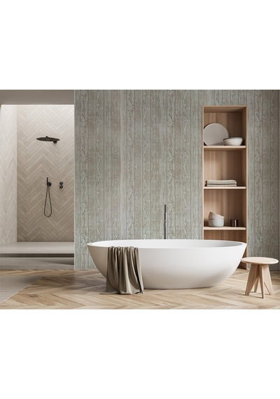 Kahve Açık Ton Ahşap Desen 16 M2 Duvar Kağıdı 390981 Çok Renkli