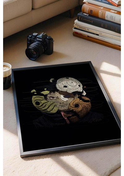 Obito Uchiha Naruto Çerçeveli Tablo Anime Manga - Estetik Poster