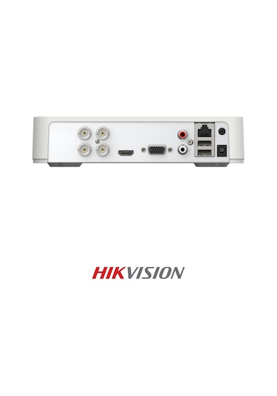 Ds-7104hghı-m1 4 Kanal Dvr Kayıt Cihazı H.265+ İnsan Araç Analizi