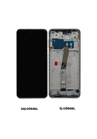 Teknonet Xiaomi Redmi Note 9 Pro Uyumlu Lcd+dokunmatik+çıtalı - Mavi