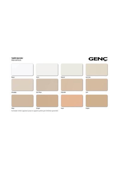 Genç İç ve Dış Cephe Tamir Macunu 230 Gr Meşe